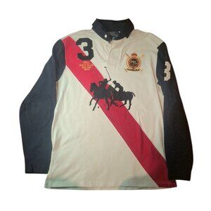 Polo Ralph Lauren Big Pony Rugby Shirt PRL LXV|| Mercer Club  Winter Men's M